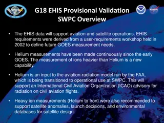 G18 EHIS Provisional Validation  SWPC Overview