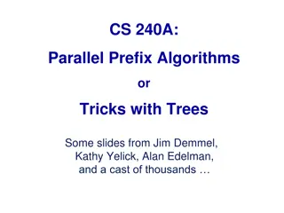 Parallel Prefix Algorithms and PRAM Model: A Theoretical Approach