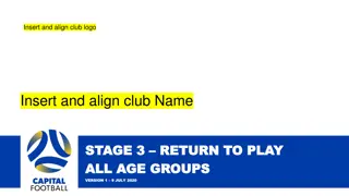 Insert and align club Name