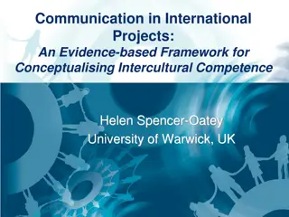 Conceptualising Intercultural Competence in Global Projects