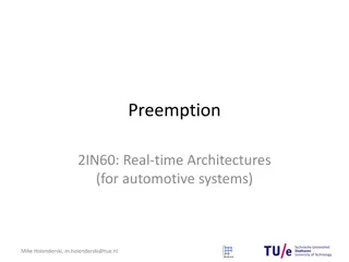 Preemption in Real-Time Automotive Systems