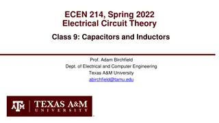 Transient Circuit Analysis: Capacitors and Inductors