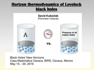 Horizon Thermodynamics of Lovelock Black Holes
