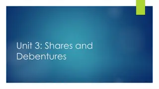 Shares and Debentures