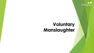 Defences to Murder: Diminished Responsibility and Abnormal Mental Functioning