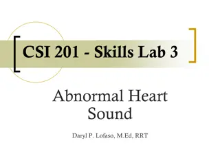 Abnormal Heart Sounds