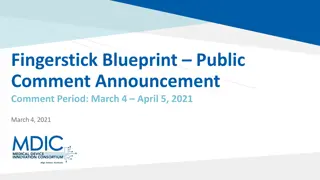Fingerstick Blueprint Public Comment Announcement