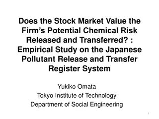 Empirical Study on Japanese Pollutant Release and Transfer Register System
