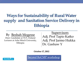 Sustainable Rural Water Supply in Ethiopia