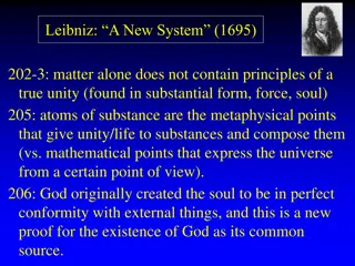 Leibniz's Metaphysical Unity and Harmony
