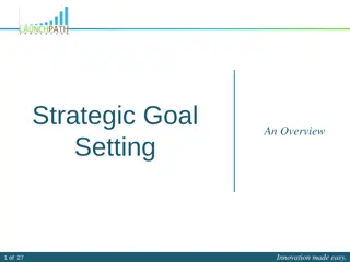 Innovation Made Easy: Strategic Goal Setting Overview