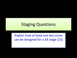 Key Scene Design for Stage Types