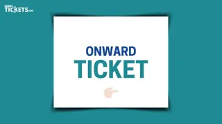 Onward Ticket at $5