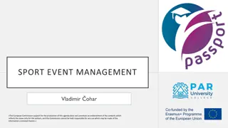 SPORT EVENT MANAGEMENT: VLADIMIR OHAR