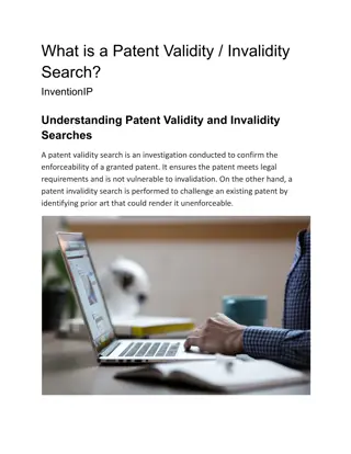 What is a Patent Validity / Invalidity Search? | Complete Guide | InventionIP