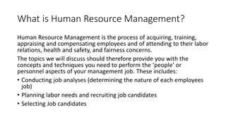 What is Human Resource Management - Essential Concepts and Techniques
