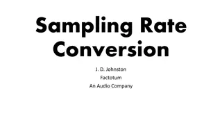 Sampling Rate Conversion: Understanding the Fundamentals