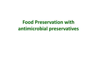 Food Preservation with Antimicrobial Preservatives
