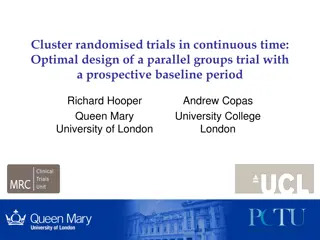 Optimal Design of a Parallel Groups Trial with Prospective Baseline Period