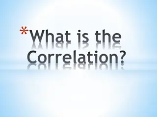 Correlation in Data Analysis