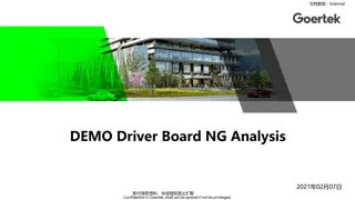 Internal DEMO Driver Board NG Analysis