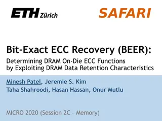 Bit-Exact ECC Recovery: Determining DRAM On-Die ECC Functions