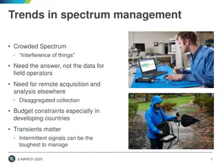 Crowded Spectrum Management Challenges and Solutions