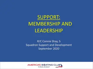 Supporting Members and Leaders with Care and Enthusiasm