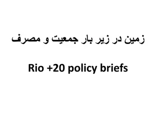 Urgent Action for Sustainable Development