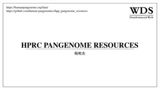 Pangenome Resources and Graph Creation Strategies
