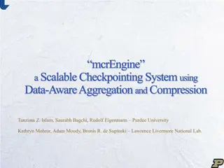 mcrEngine: A Scalable Checkpointing System Using Data-Aware Aggregation and Compression