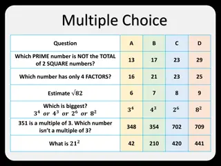 Multiple Choice
