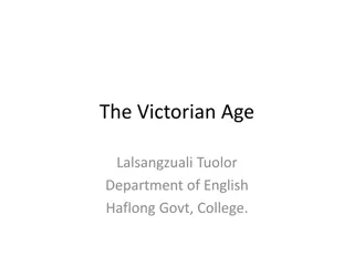 The Victorian Age at Department of English, Haflong Govt. College