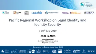 Cook Islands Civil Registration and Identity Data Overview