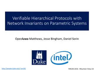 Verifiable Hierarchical Protocols with  Network Invariants on Parametric Systems
