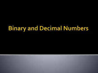 Binary and Decimal Numbers Explained