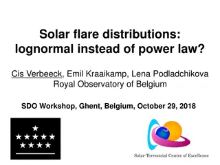 Solar Flare Parameter Distributions Exploration