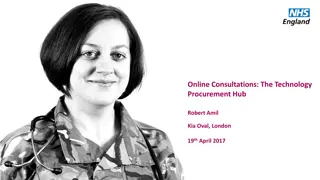 Online Consultations: Technology Procurement Hub Overview