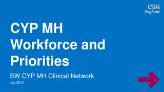 CYP MH Workforce and Priorities - Clinical Network Update
