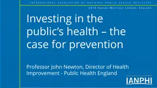Investing in Public Health: The Case for Prevention