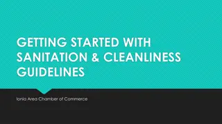 Sanitation & Cleanliness Guidelines for Workplaces