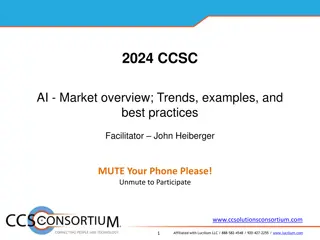2024 CCSC AI Market Overview: Trends, Examples, and Best Practices