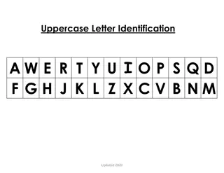 Letter Identification and Sound Recognition Activities