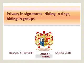 Privacy in Signatures: Exploring Security Measures