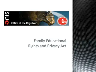 Family Educational  Rights and Privacy Act