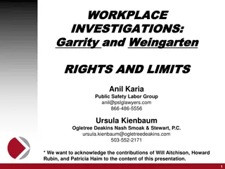 Workplace Investigations: Rights and Limits