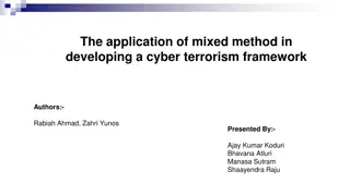 developing a cyber terrorism framework
