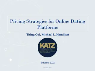 Pricing Strategies for Online Dating  Platforms