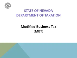 STATE OF NEVADA DEPARTMENT OF TAXATION