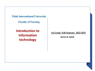 Introduction to  information  technology